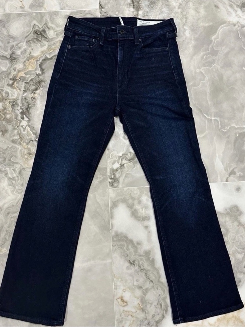 rag & bone Men's Bootcut Jeans in Dark Indigo